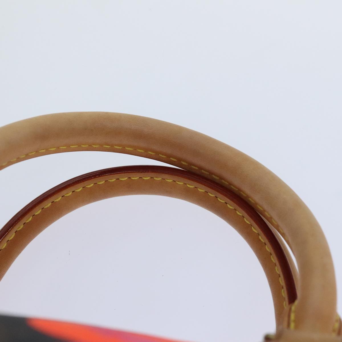 LOUIS VUITTON Monogram Rose Speedy 30 Hand Bag Orange Pink M48610 Auth 89406SAV