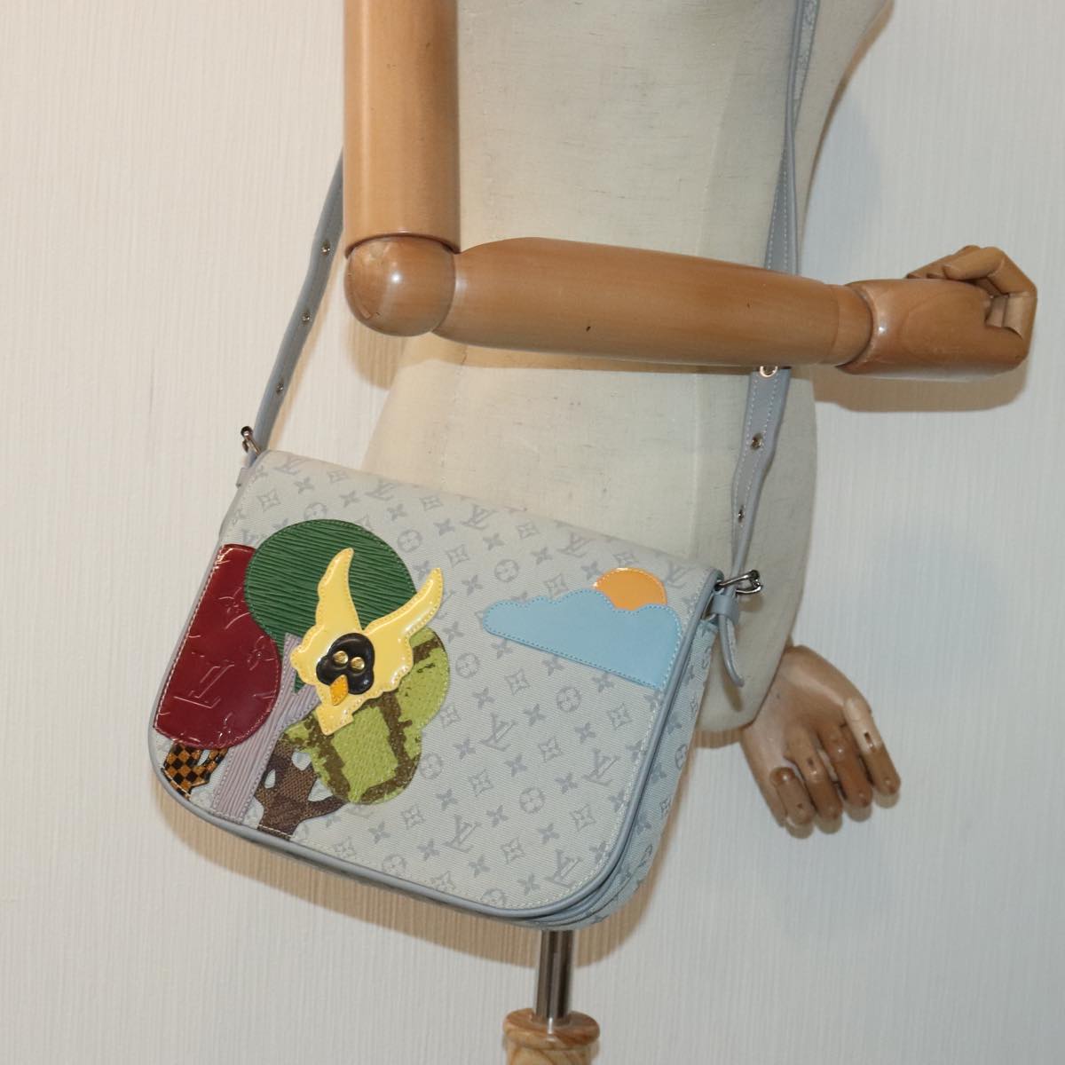 LOUIS VUITTON Monogram Mini Musette Comte De Fe Shoulder Bag M92279 Auth 89408