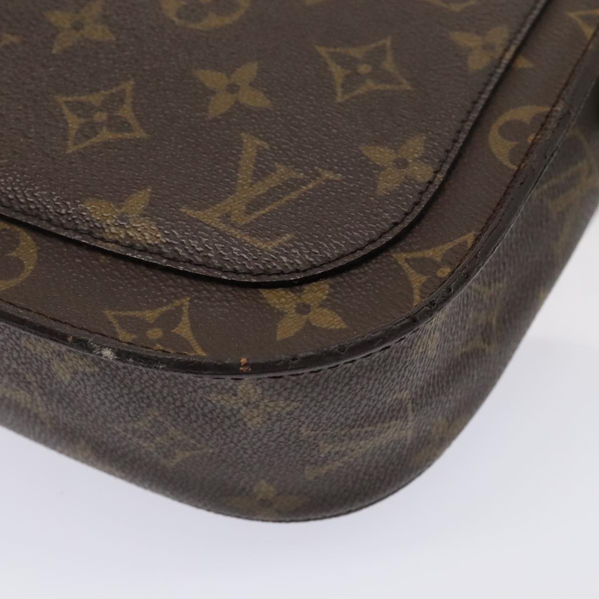 LOUIS VUITTON Monogram Saint Cloud GM Shoulder Bag M51242 LV Auth 89509