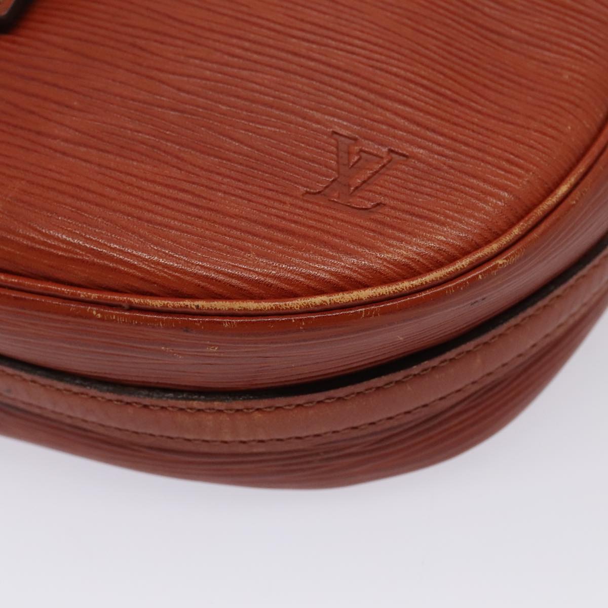 LOUIS VUITTON Epi Jeune FilleMM Shoulder Bag Brown M52153 LV Auth 89553