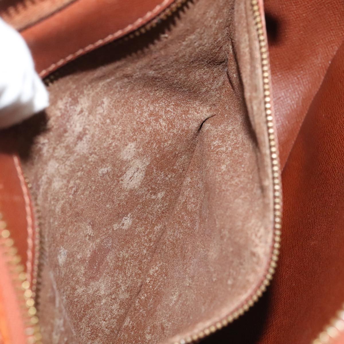 LOUIS VUITTON Epi Jeune FilleMM Shoulder Bag Brown M52153 LV Auth 89553