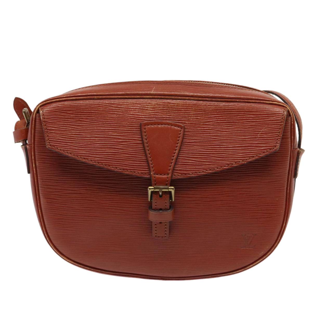 LOUIS VUITTON Epi Jeune FilleMM Shoulder Bag Brown M52153 LV Auth 89553