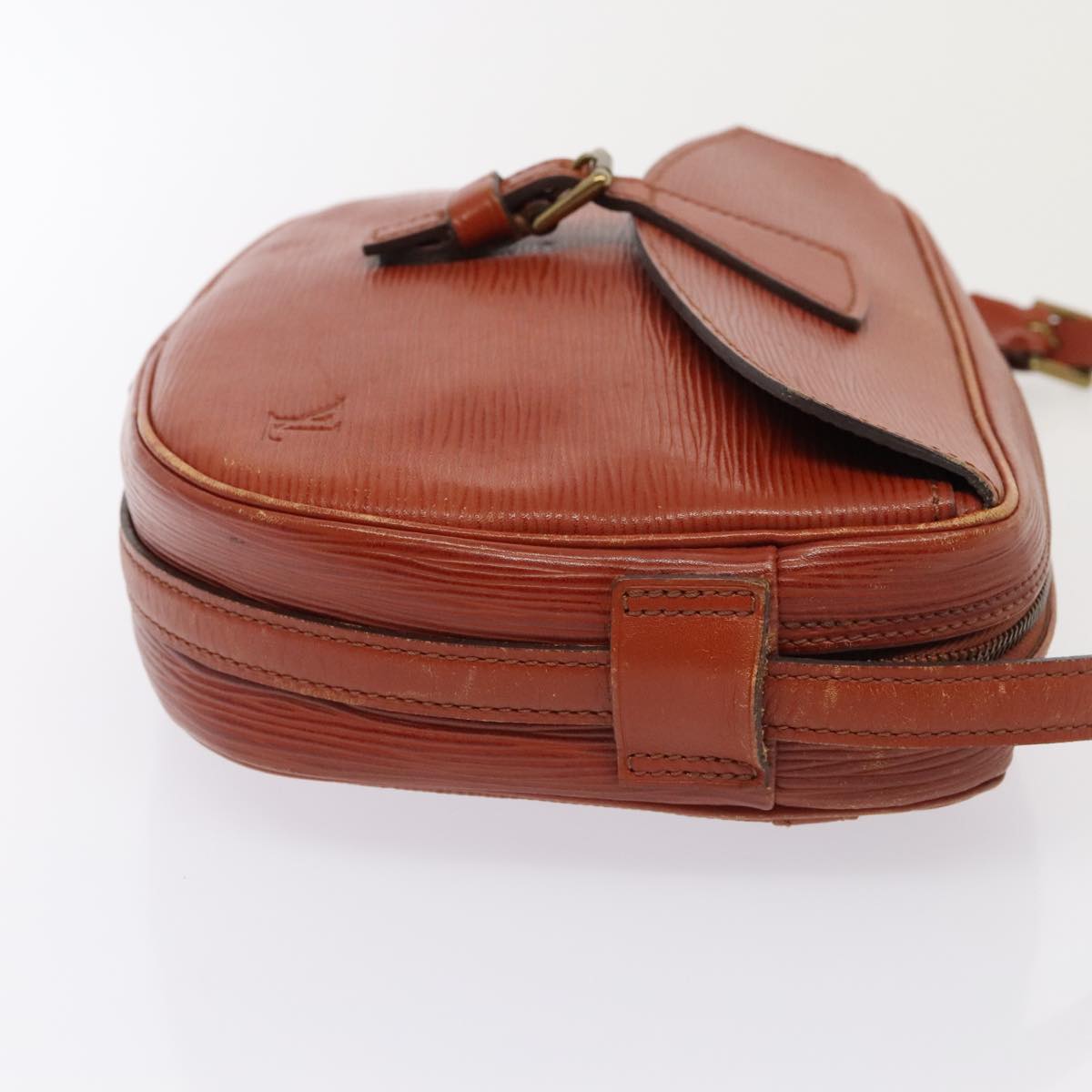 LOUIS VUITTON Epi Jeune FilleMM Shoulder Bag Brown M52153 LV Auth 89553