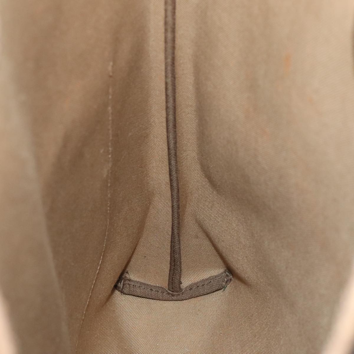 GUCCI GG Supreme Web Sherry Line Tote Bag PVC Leather Beige Auth 89625