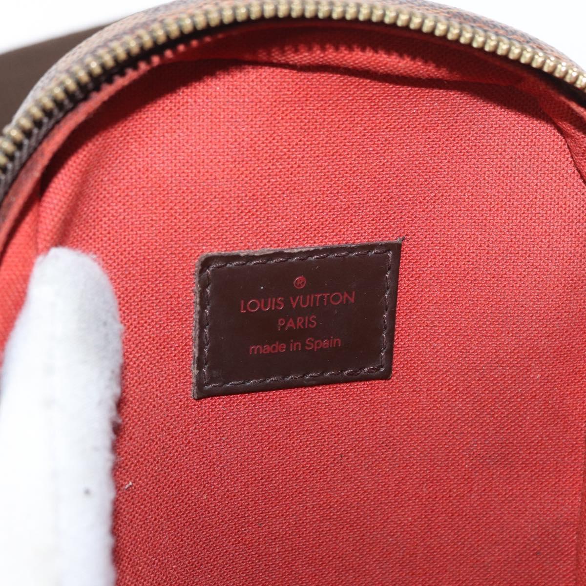 LOUIS VUITTON Damier Ebene Pochette Gange Shoulder Bag N48048 LV Auth 89651