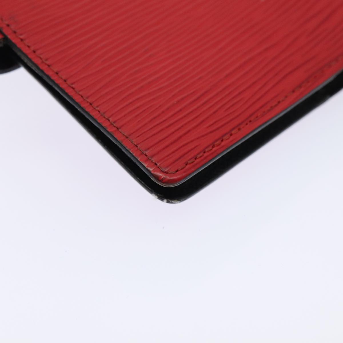 LOUIS VUITTON Epi Agenda PM Day Planner Cover Red R20057 LV Auth 89734