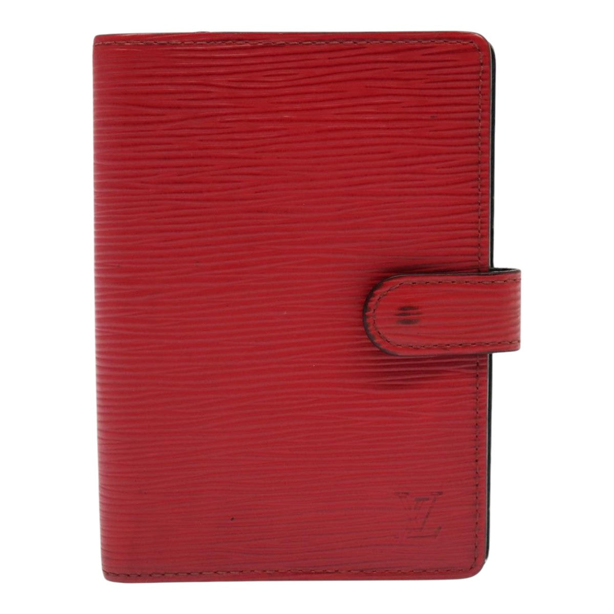 LOUIS VUITTON Epi Agenda PM Day Planner Cover Red R20057 LV Auth 89734