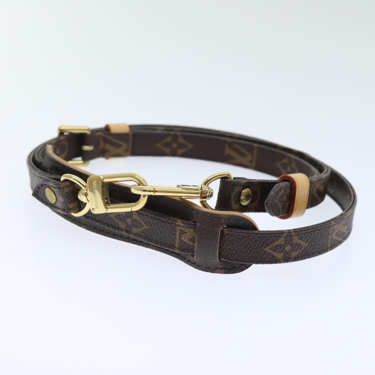 LOUIS VUITTON Monogram Adjustable Shoulder Strap 36.2""""""""-43.3"""""""" LV Auth 89881