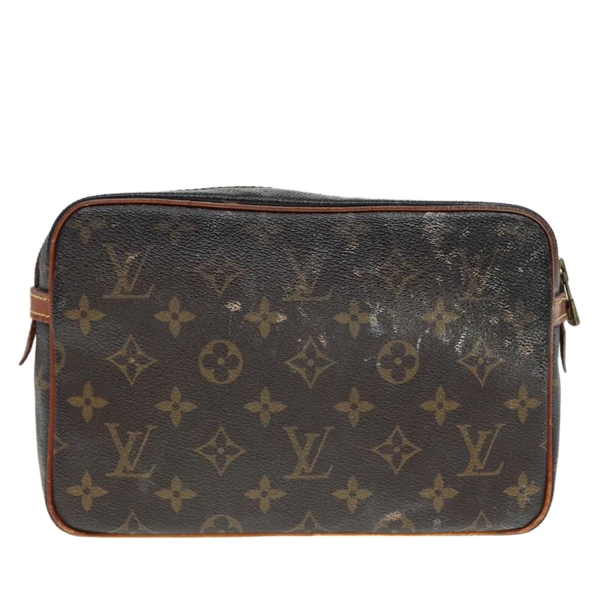 LOUIS VUITTON Monogram Compiegne 23 Clutch Bag M51847 LV Auth 89912