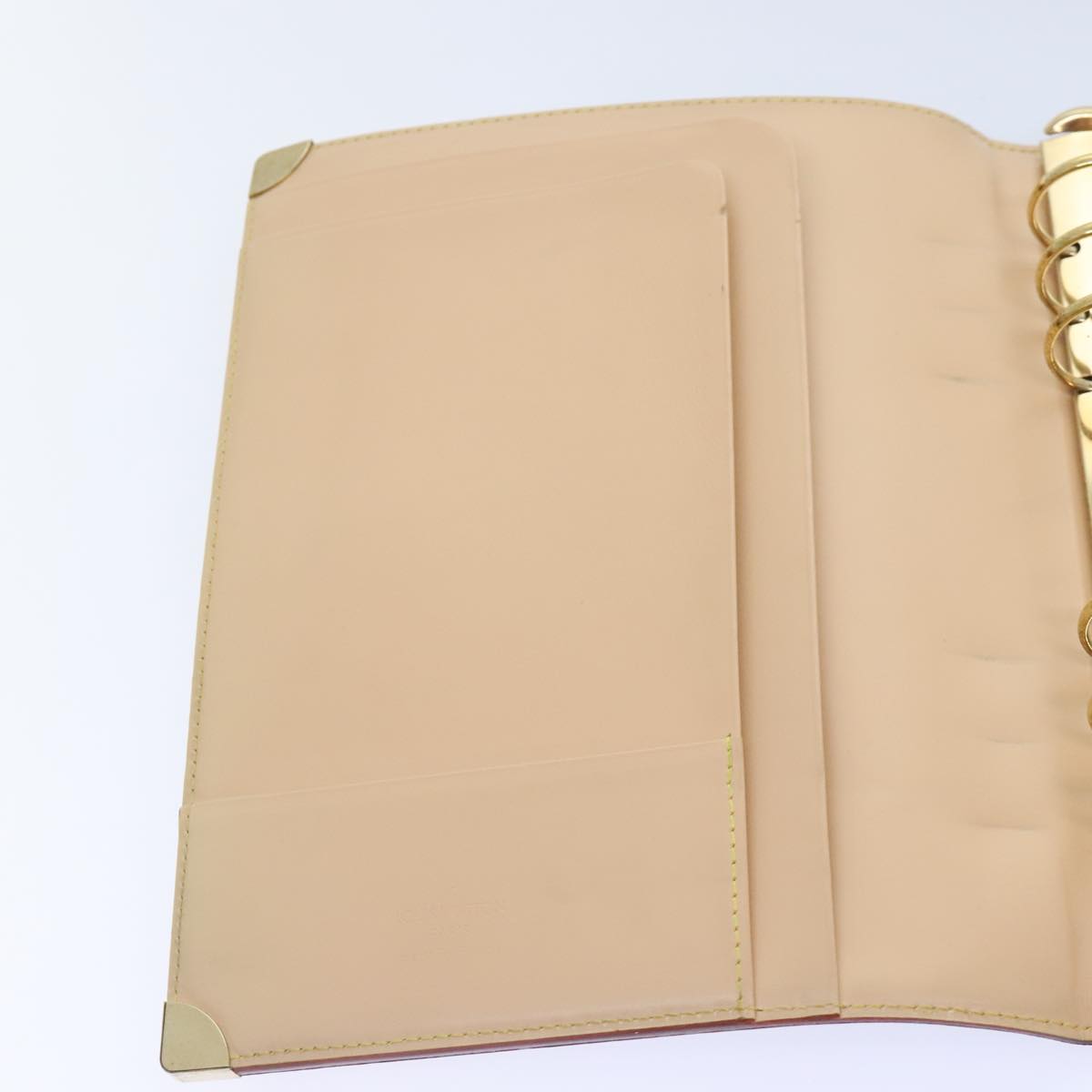 LOUIS VUITTON Multicolor Agenda GM Day Planner Cover Black R20893 LV Auth 89931AV