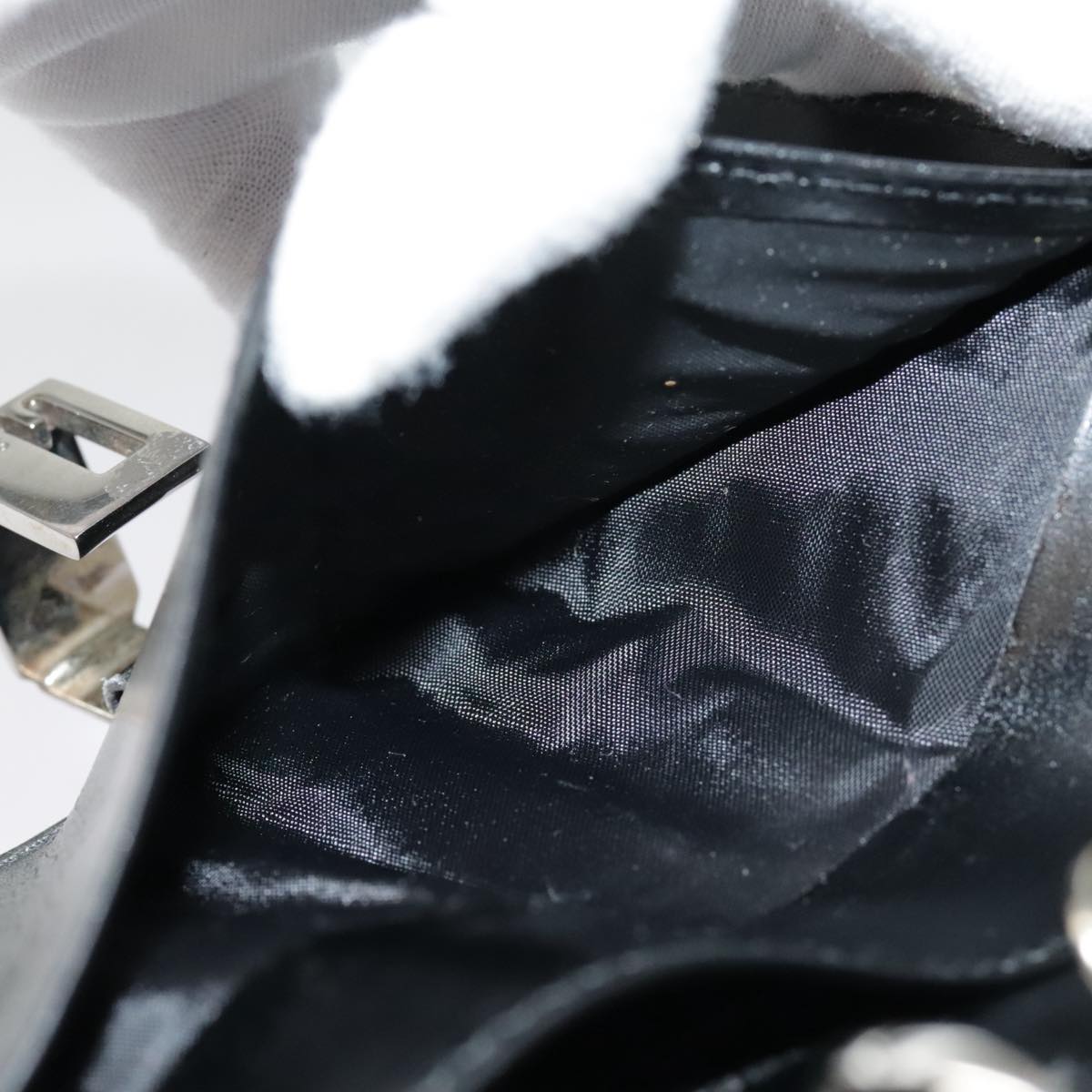 GUCCI Day Planner Cover Leather Black Auth 90051