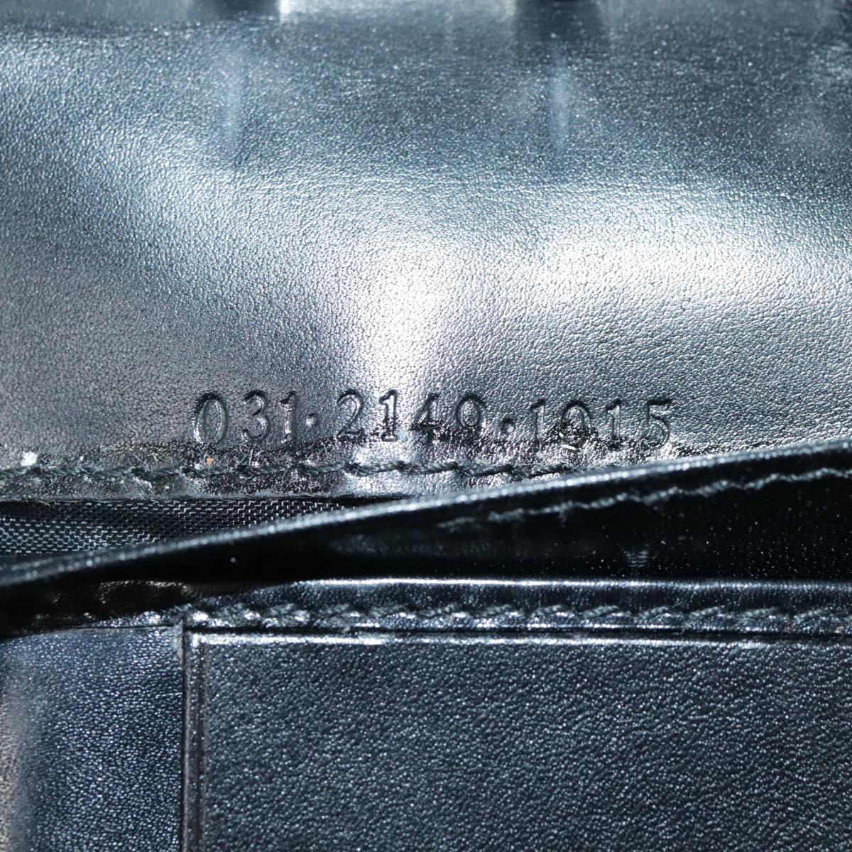 GUCCI Day Planner Cover Leather Black Auth 90051