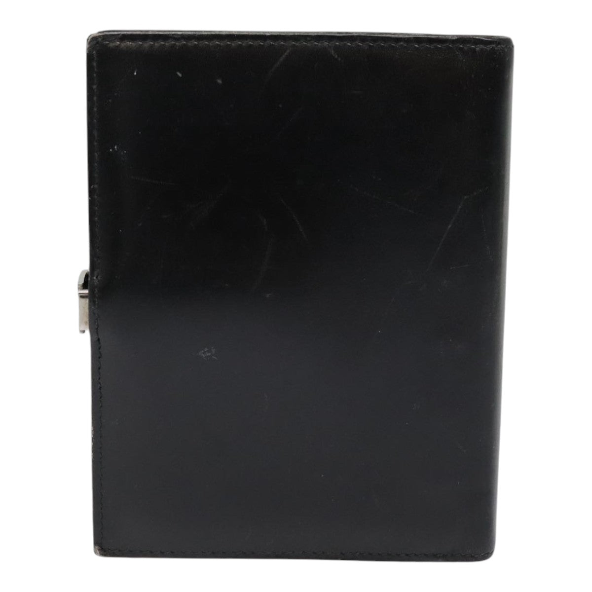 GUCCI Day Planner Cover Leather Black Auth 90051