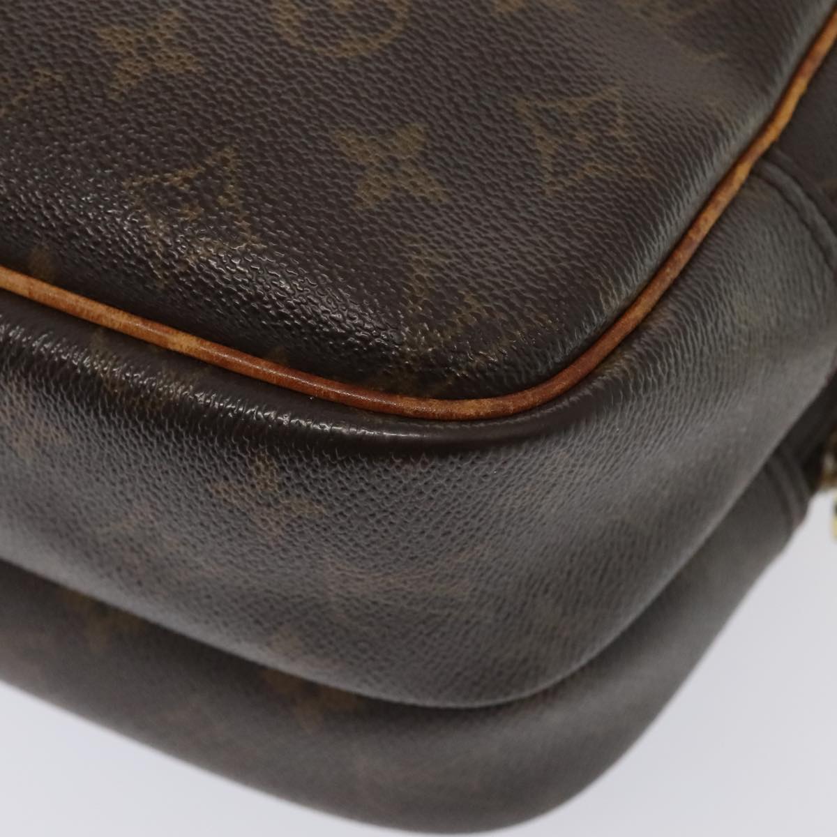 LOUIS VUITTON Monogram Reporter PM Shoulder Bag M45254 LV Auth 90131