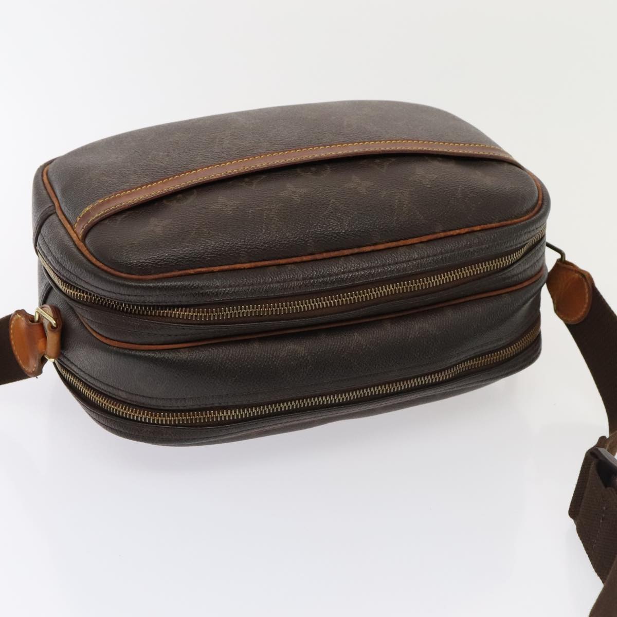 LOUIS VUITTON Monogram Reporter PM Shoulder Bag M45254 LV Auth 90131