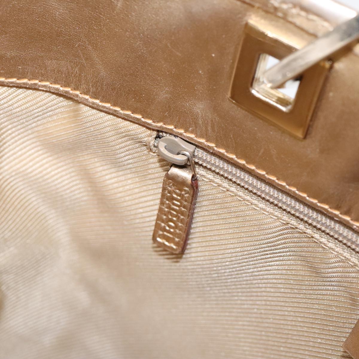 GUCCI GG Canvas Tote Bag Light Blue Gold 002 1099 Auth 90172