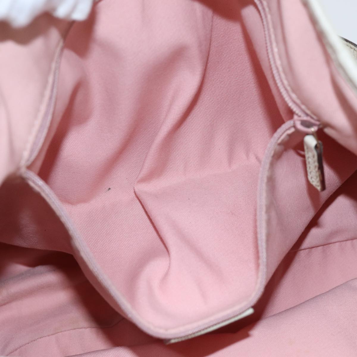 GUCCI GG Canvas Tote Bag Gold Pink 130736 Auth 90470