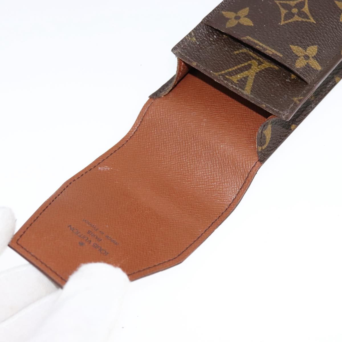 LOUIS VUITTON Monogram Etui cigarette Cigarette Case M63024 LV Auth 90906