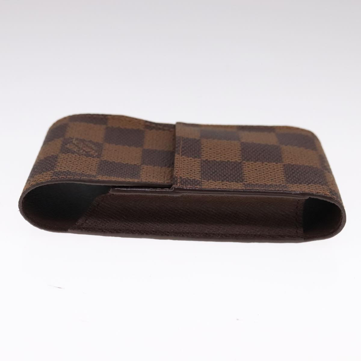LOUIS VUITTON Damier Ebene Etui Cigarette Case N63024 LV Auth 90907
