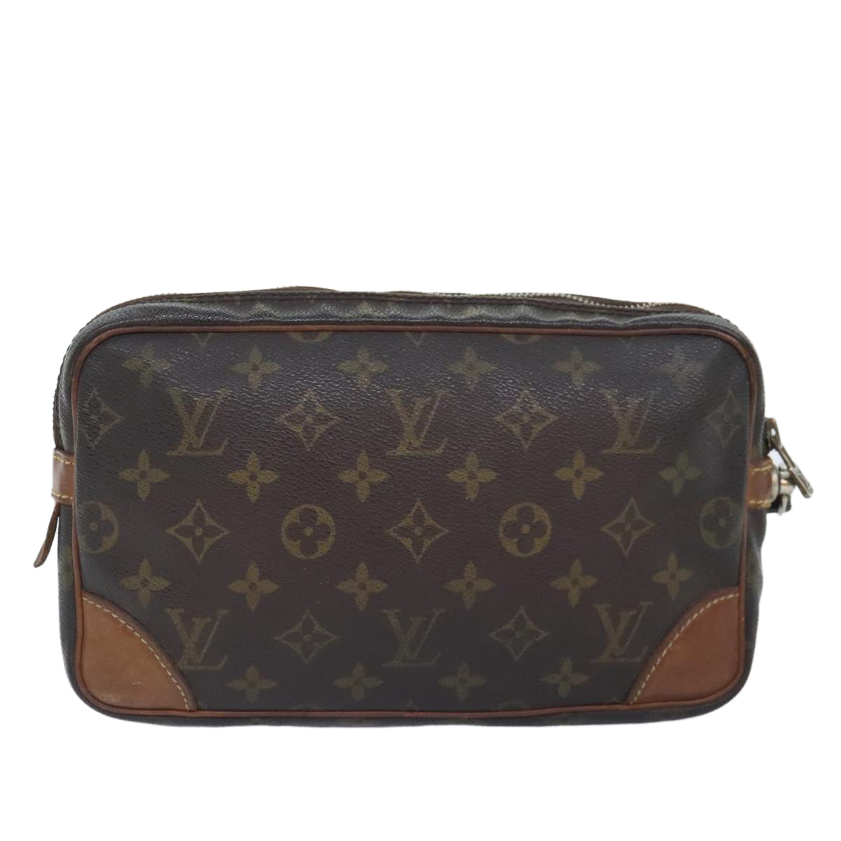 LOUIS VUITTON Monogram Marly Dragonne GM Clutch Bag M51825 LV Auth 91109