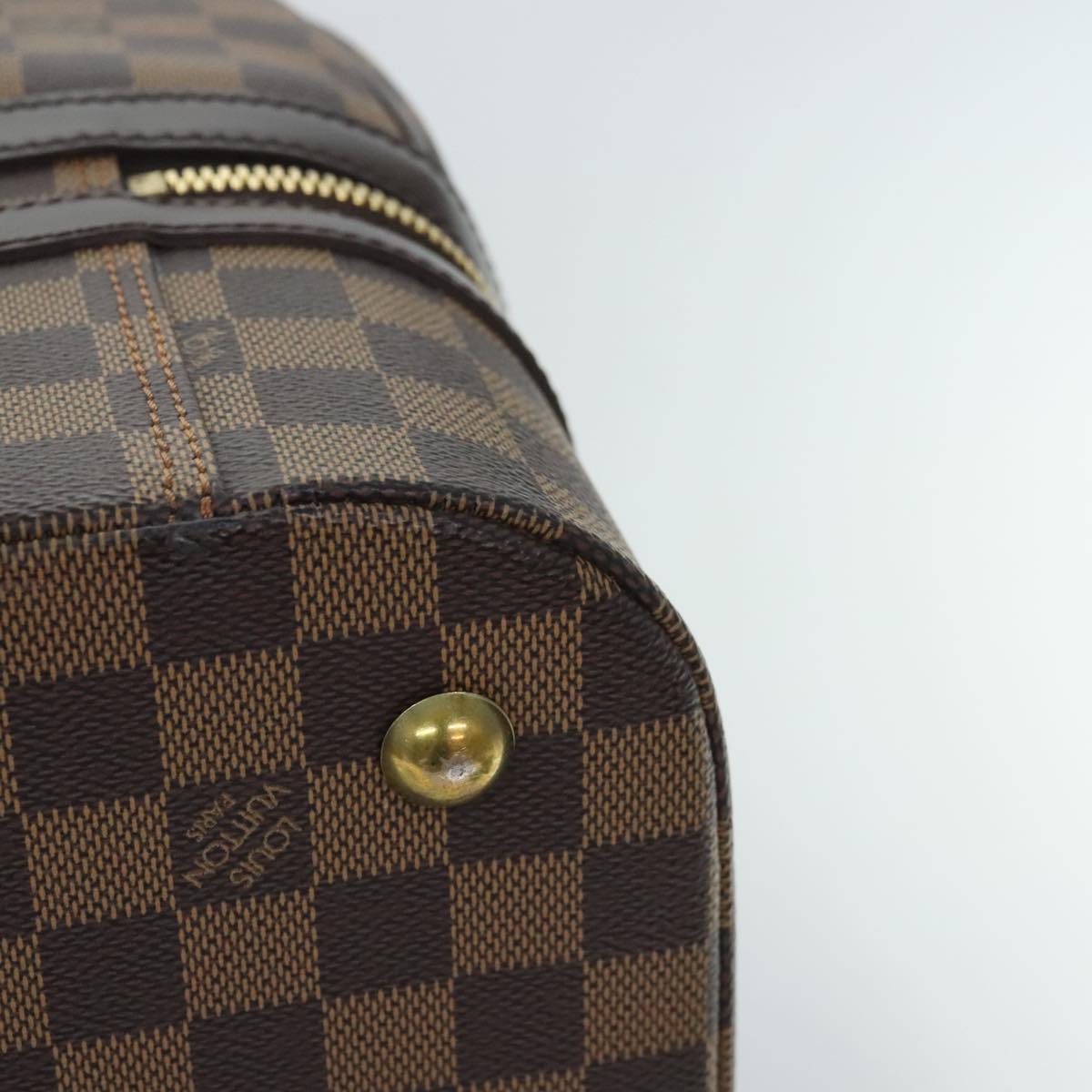 LOUIS VUITTON Damier Ebene Sac Sports Boston Bag SPO LV Auth 91129SV