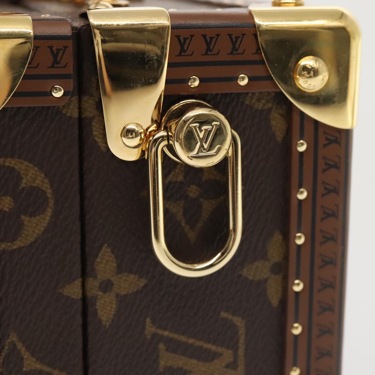 LOUIS VUITTON Monogram Petite Vallees Hand Bag 2way M20468 LV Auth 91131SAM