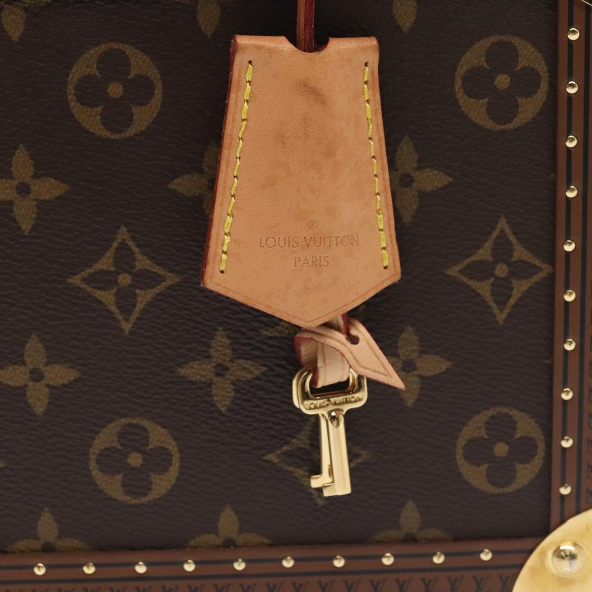 LOUIS VUITTON Monogram Petite Vallees Hand Bag 2way M20468 LV Auth 91131SAM
