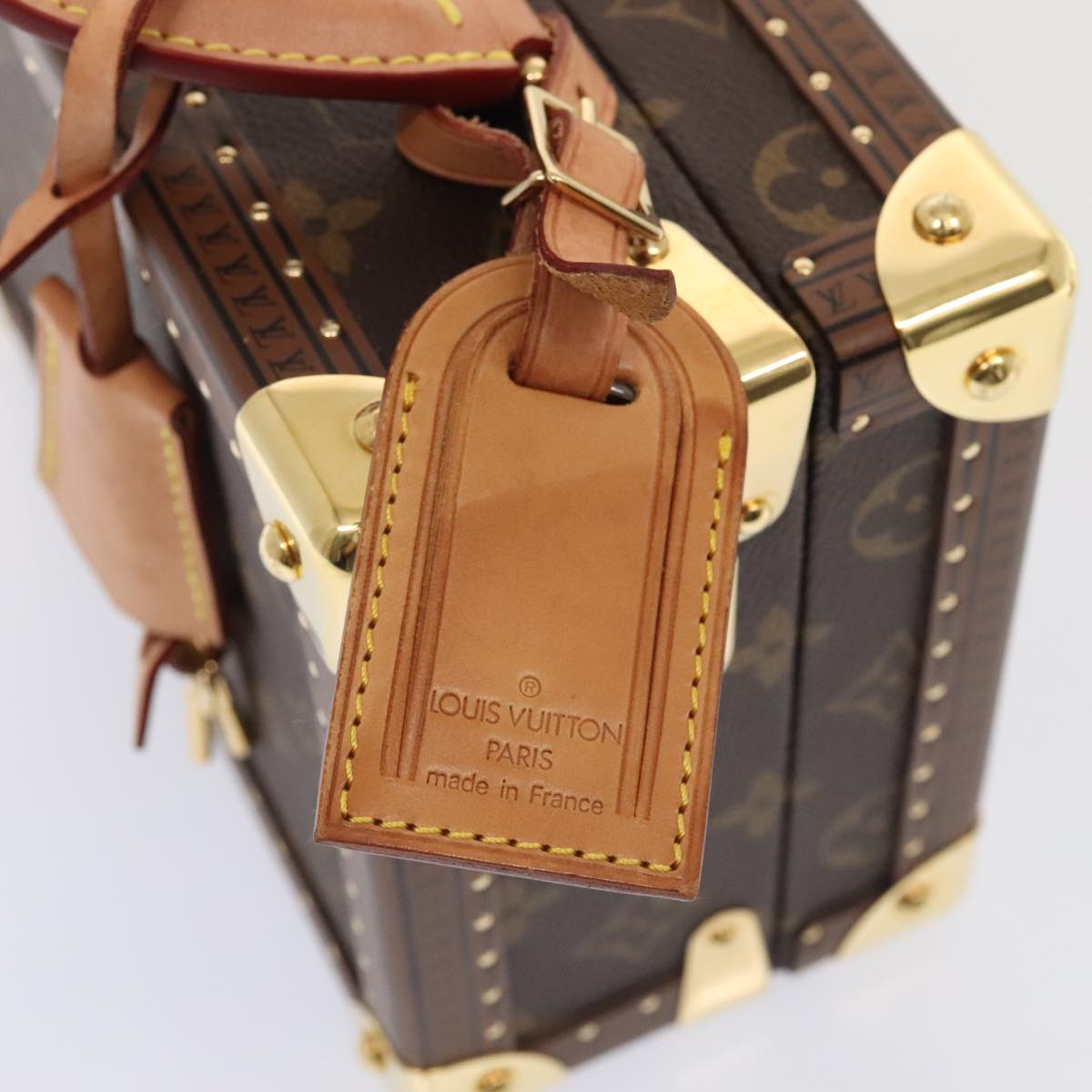 LOUIS VUITTON Monogram Petite Vallees Hand Bag 2way M20468 LV Auth 91131SAM