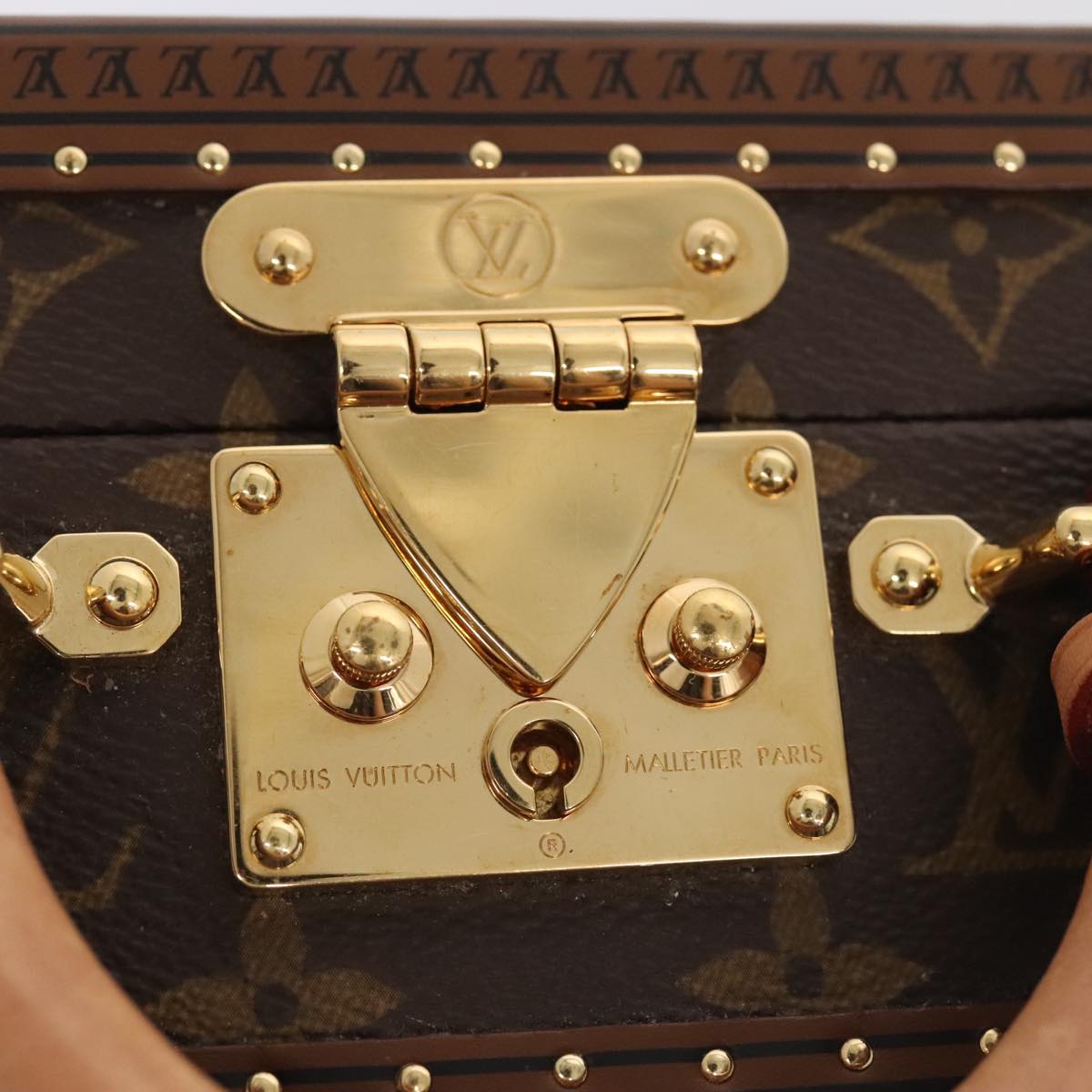 LOUIS VUITTON Monogram Petite Vallees Hand Bag 2way M20468 LV Auth 91131SAM