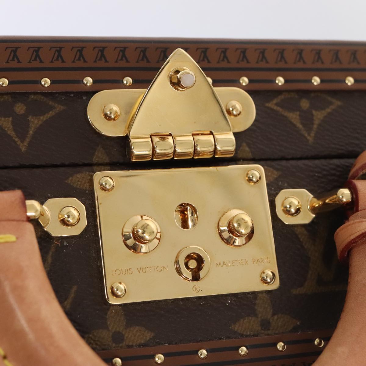 LOUIS VUITTON Monogram Petite Vallees Hand Bag 2way M20468 LV Auth 91131SAM