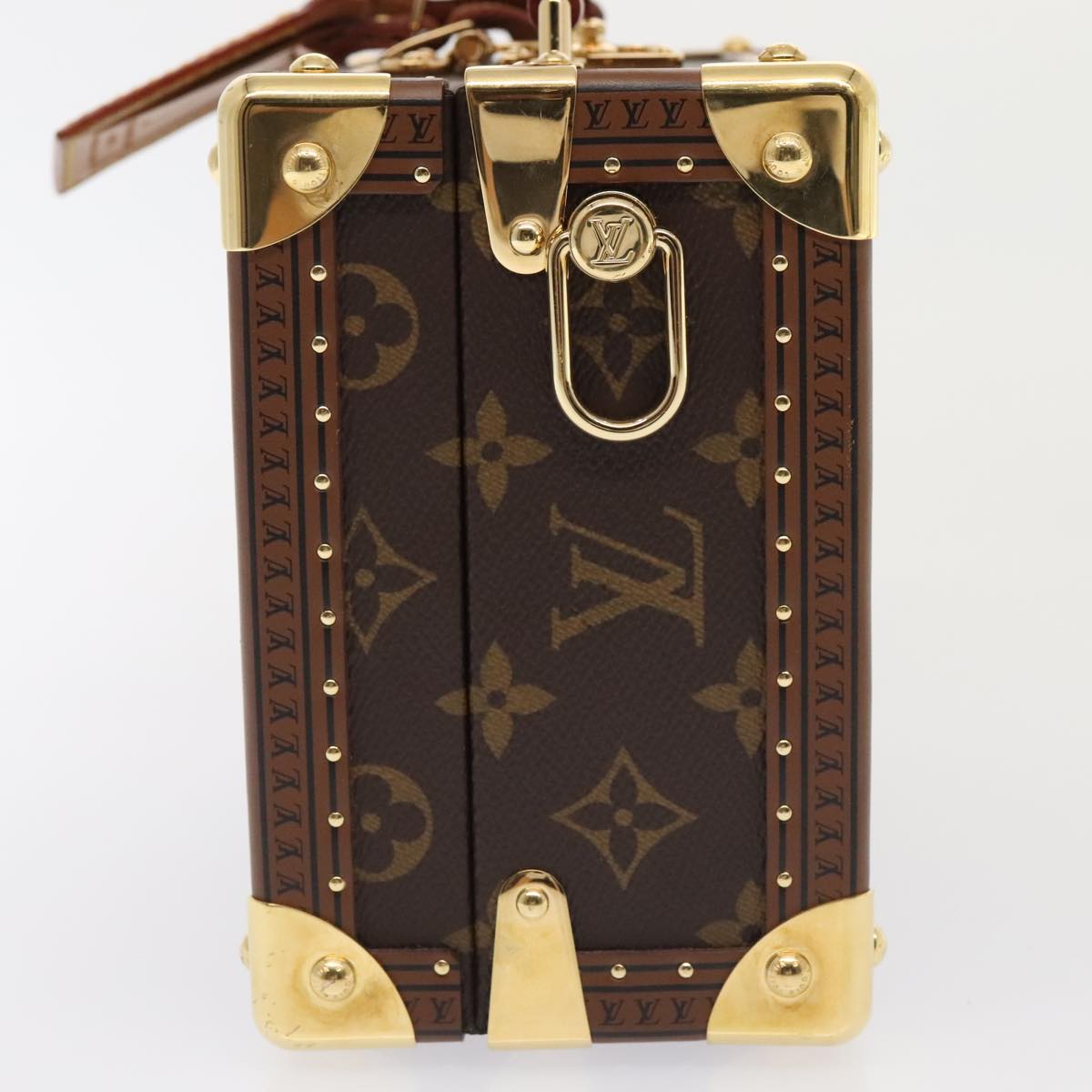 LOUIS VUITTON Monogram Petite Vallees Hand Bag 2way M20468 LV Auth 91131SAM