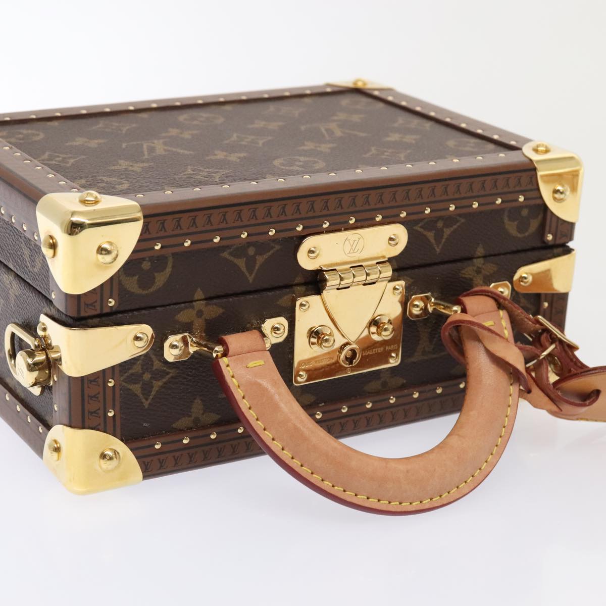 LOUIS VUITTON Monogram Petite Vallees Hand Bag 2way M20468 LV Auth 91131SAM