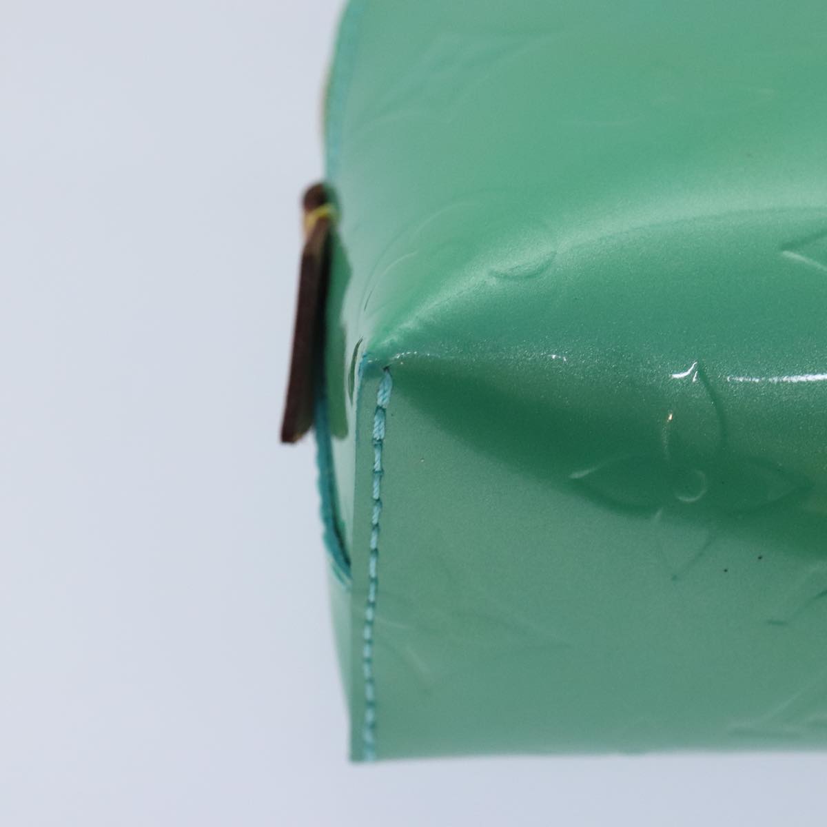 LOUIS VUITTON Monogram Vernis Pochette CosmeticPouch Tyu Luco Words Auth 91172AV