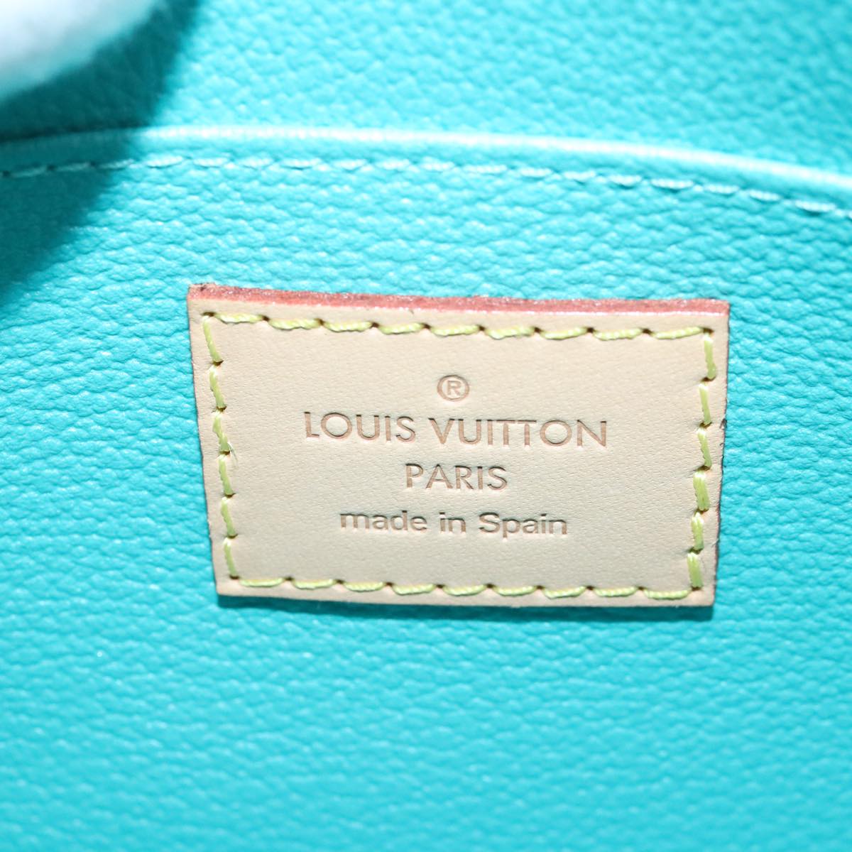LOUIS VUITTON Monogram Vernis Pochette CosmeticPouch Tyu Luco Words Auth 91172V