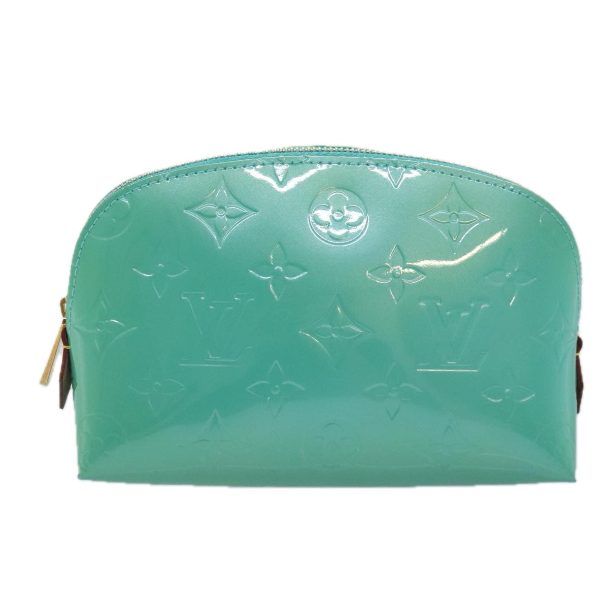 LOUIS VUITTON Monogram Vernis Pochette CosmeticPouch Tyu Luco Words Auth 91172V