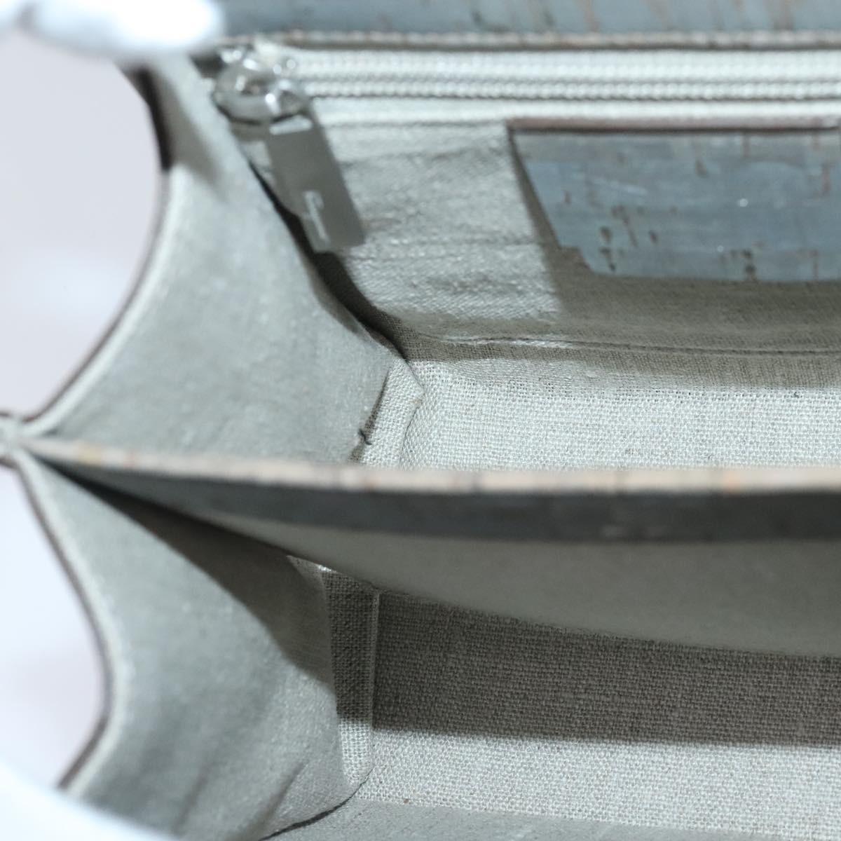 Salvatore Ferragamo Hand Bag Cork 144/500 2way Brown Auth 91289SV