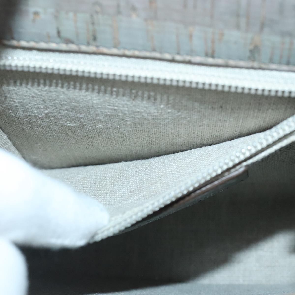 Salvatore Ferragamo Hand Bag Cork 144/500 2way Brown Auth 91289SV