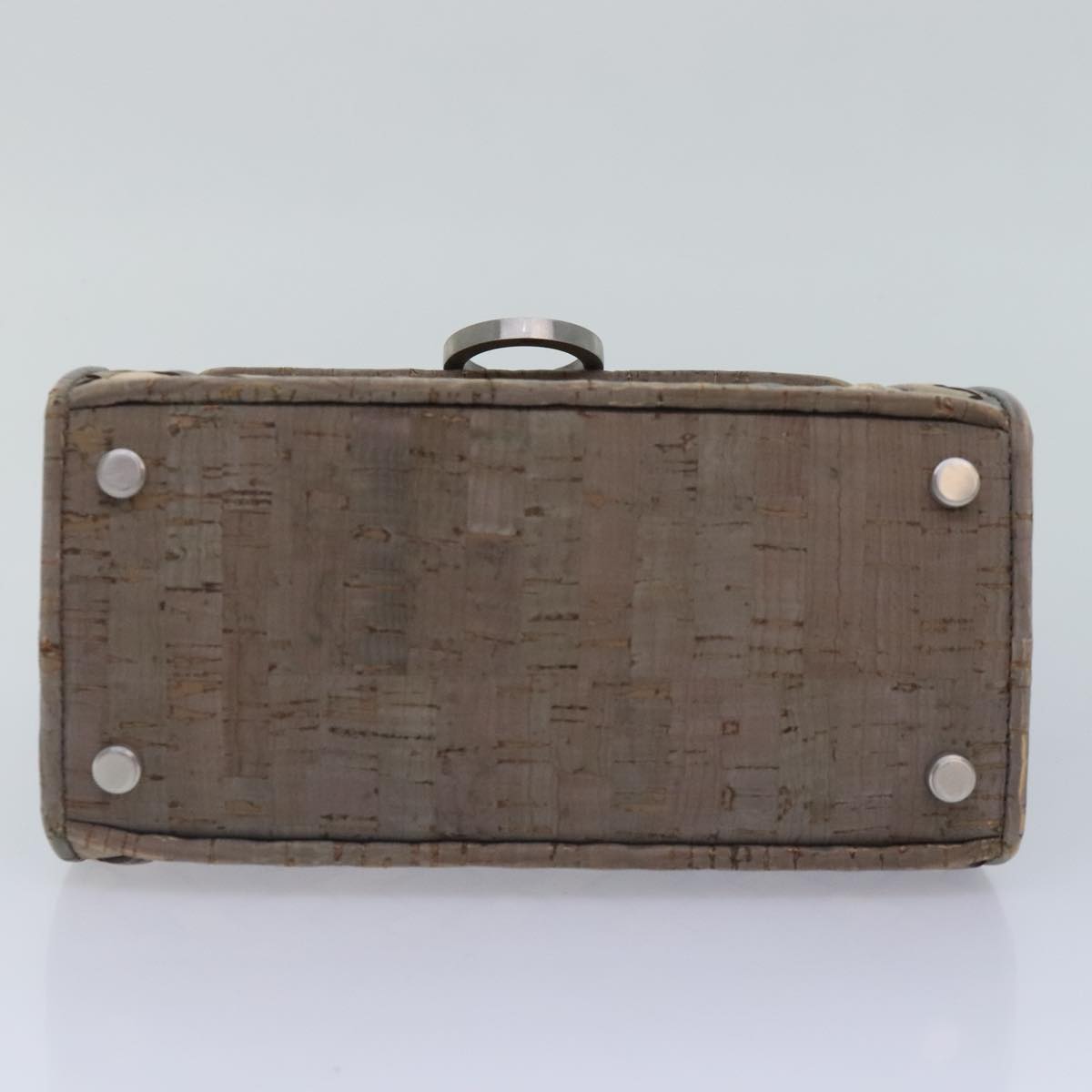 Salvatore Ferragamo Hand Bag Cork 144/500 2way Brown Auth 91289SV