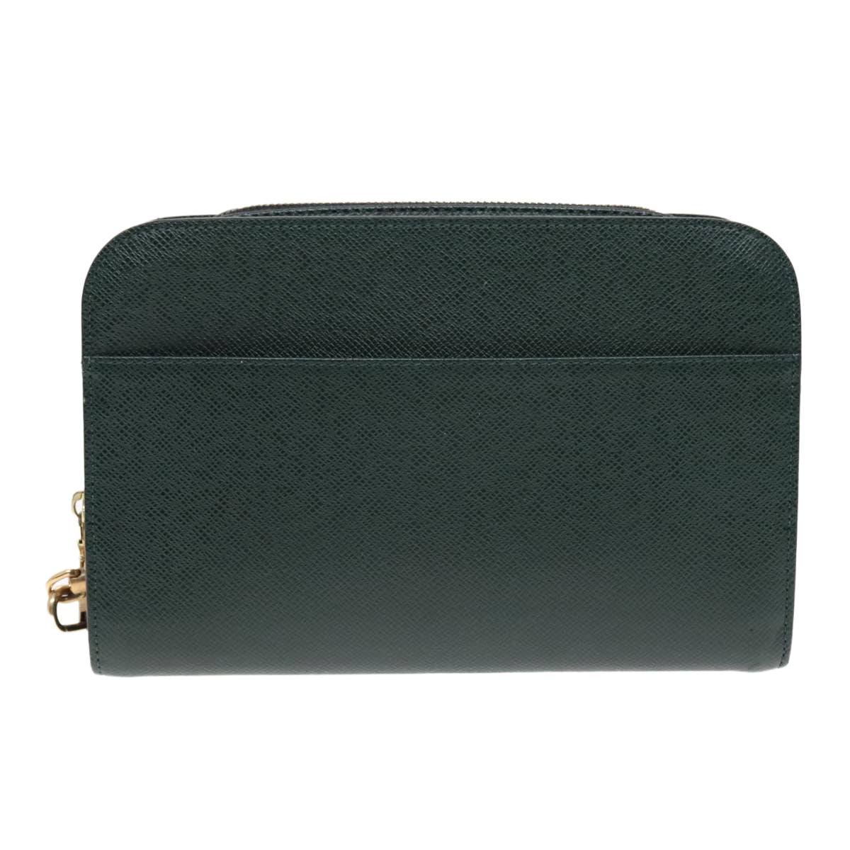 LOUIS VUITTON Taiga Baikal Clutch Bag Epicea M30184 LV Auth 91537