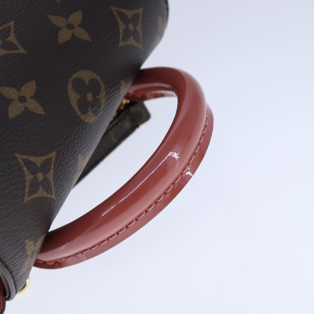 LOUIS VUITTON Monogram Vernis Hot Springs Backpack Pink M53545 LV Auth 91559SAM