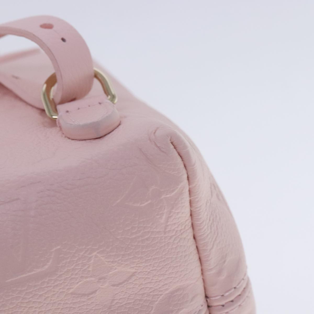 LOUIS VUITTON Monogram Empreinte Backup Backpack Pink M47074 LV Auth 91596SM