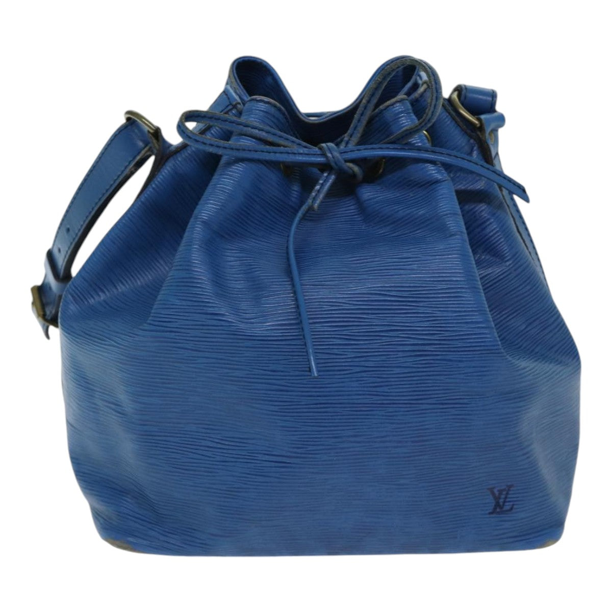 LOUIS VUITTON Epi Noe Shoulder Bag Toledo Blue M44005 LV Auth 91643