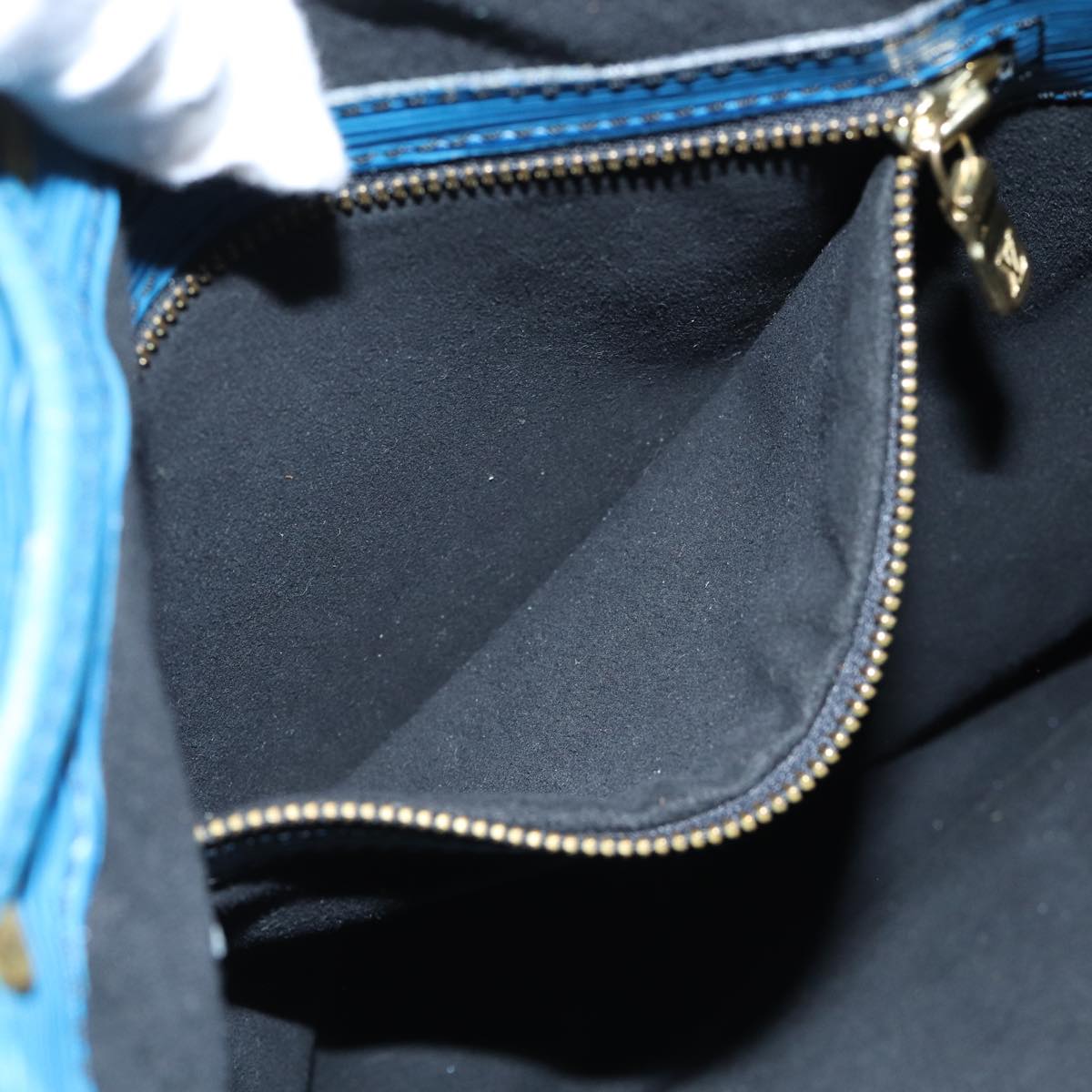 LOUIS VUITTON Epi Noe Shoulder Bag Toledo Blue M44005 LV Auth 91643