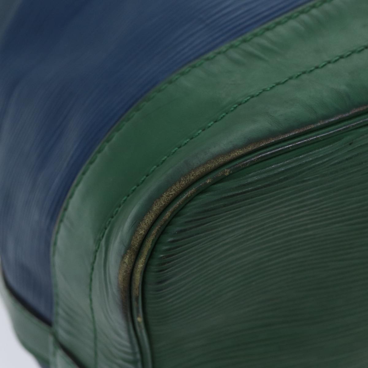 LOUIS VUITTON Epi Noe Shoulder Bag Bicolor Green Blue M44044 LV Auth 91699