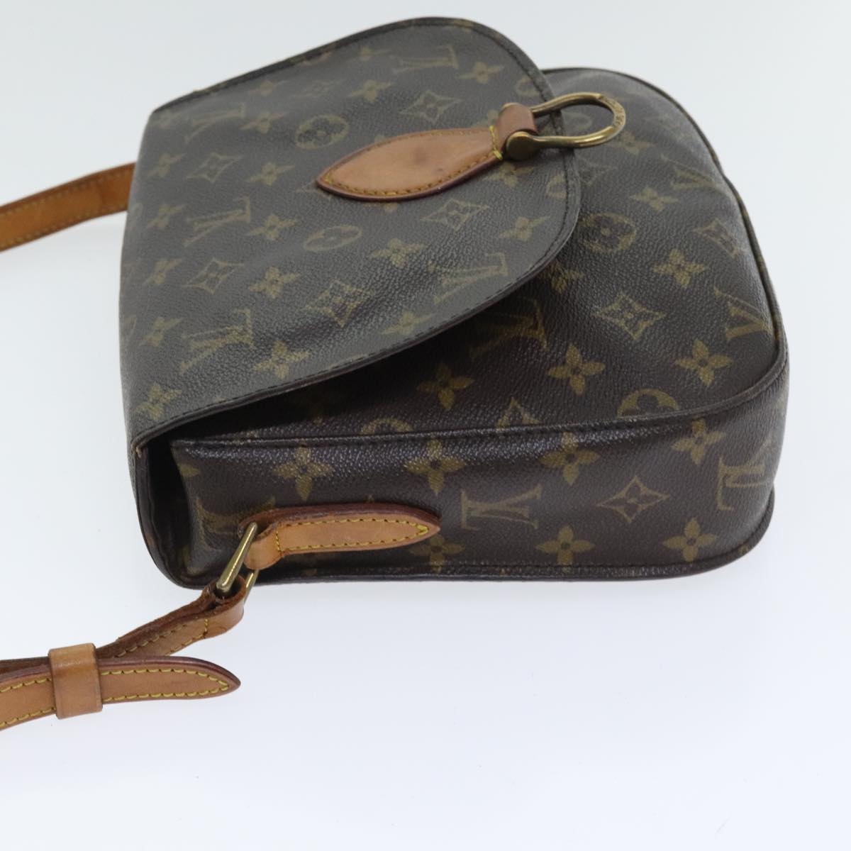 LOUIS VUITTON Monogram Saint Cloud GM Shoulder Bag M51242 LV Auth 91764