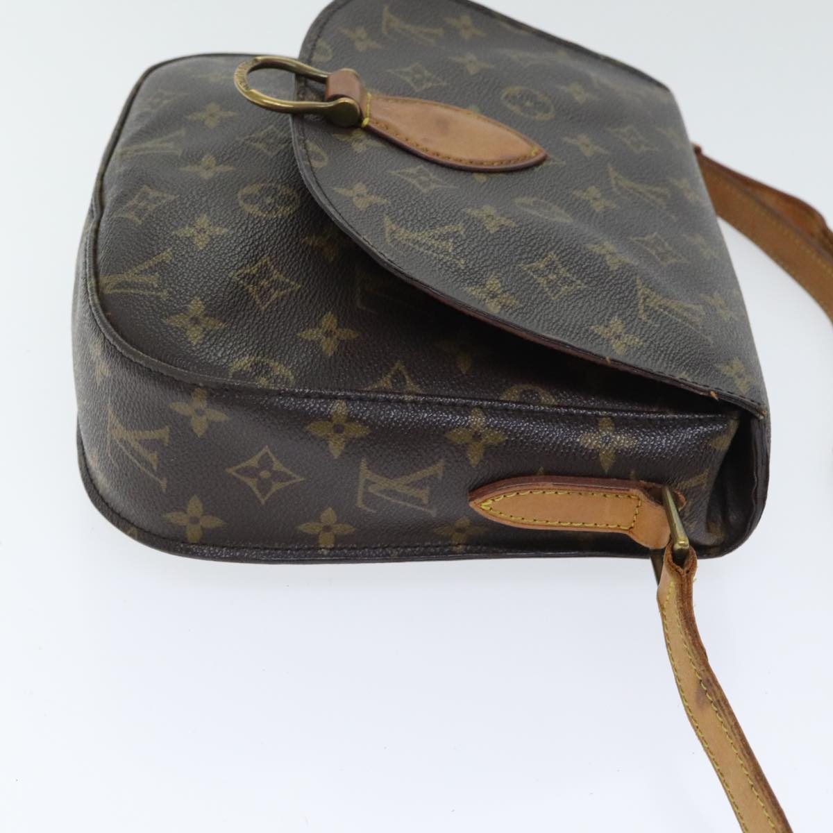 LOUIS VUITTON Monogram Saint Cloud GM Shoulder Bag M51242 LV Auth 91764