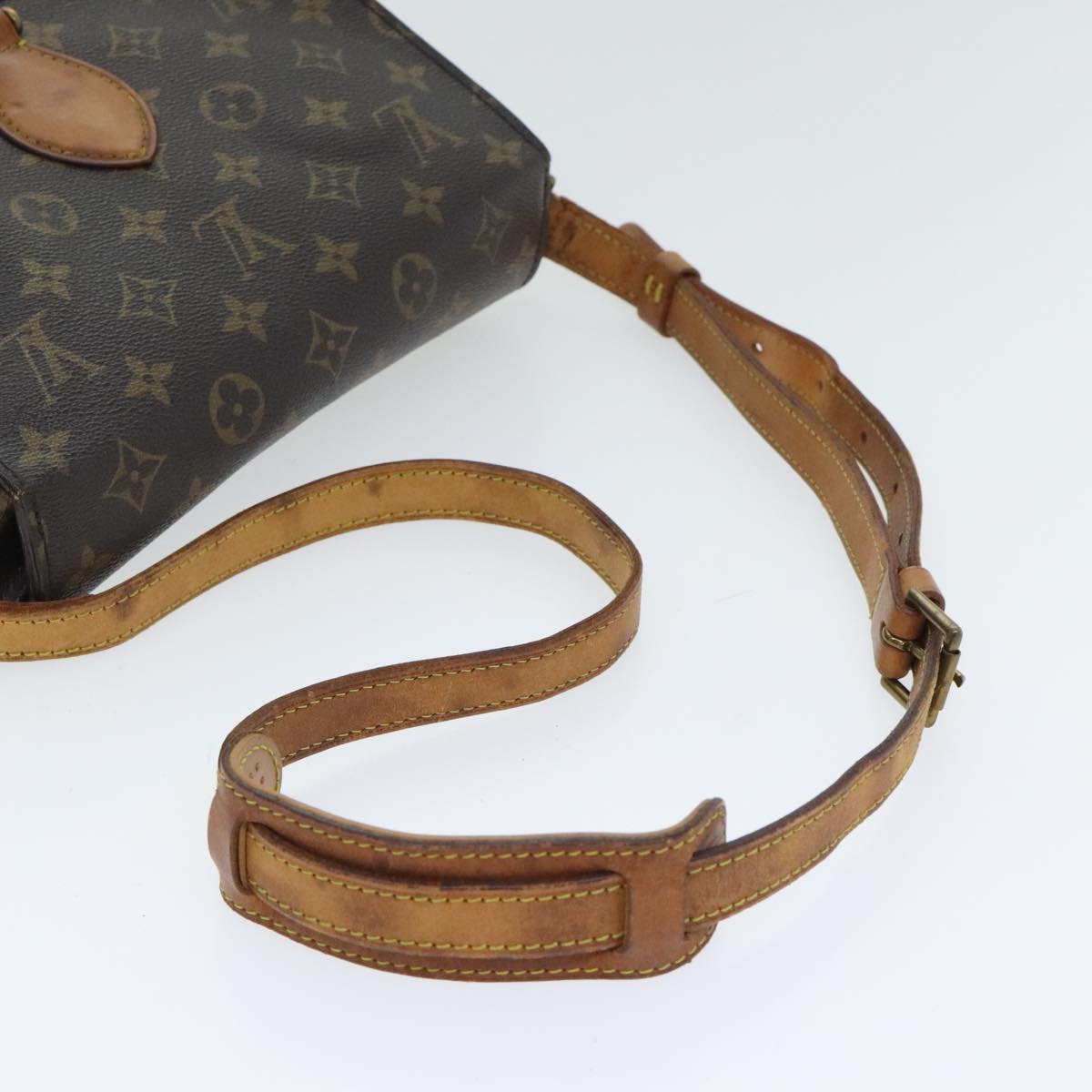 LOUIS VUITTON Monogram Saint Cloud GM Shoulder Bag M51242 LV Auth 91764