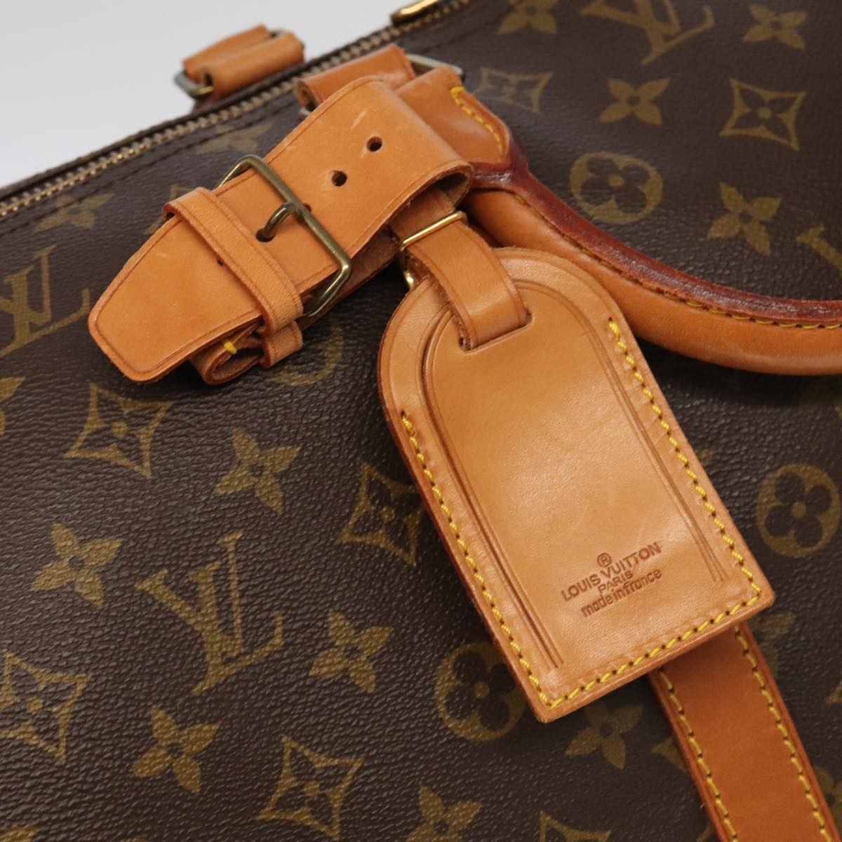 LOUIS VUITTON Monogram Keepall 60 Boston Bag M41422 LV Auth 91773