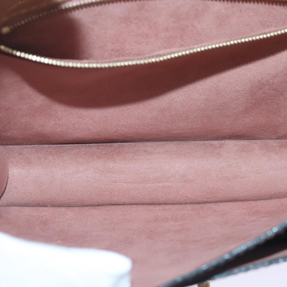 LOUIS VUITTON Vernis Monceau BB Hand Bag 2way Rose Velours M91580 LV Auth 91795