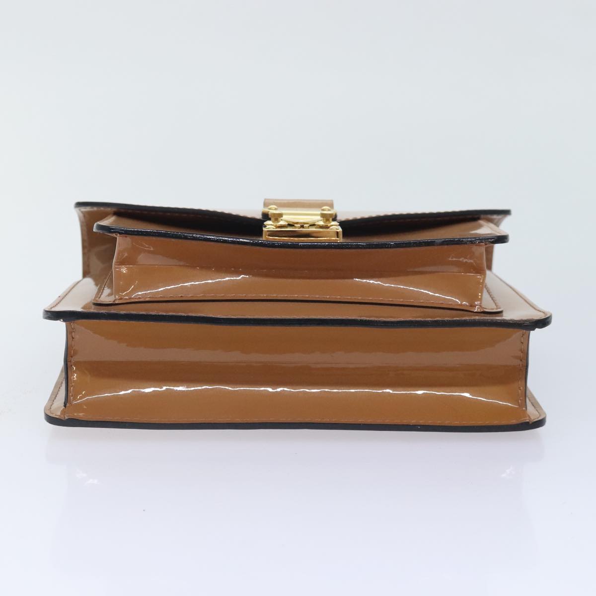 LOUIS VUITTON Vernis Monceau BB Hand Bag 2way Rose Velours M91580 LV Auth 91795